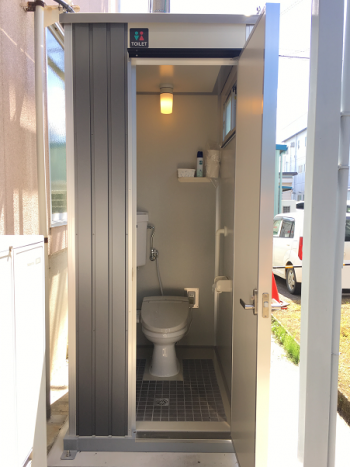 【あっと言う間の増設トイレ】野洲/トイレ増設　