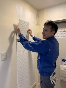 マンション改装工事1　エコカラット施工