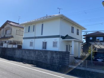 【緑が映えるお家】近江八幡/外壁塗装