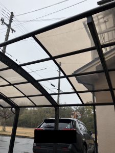 カーポート・テラス屋根パネル修理