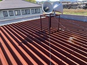 折板屋根カバー工事　近江八幡市内・屋根カバー