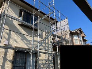 屋根・外壁塗装着工　草津市・屋根外壁塗装