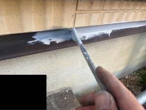 外壁塗装進めております　草津市・屋根外壁塗装