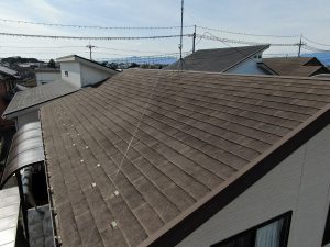 屋根・外壁塗装調査　近江八幡市